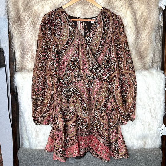 Walter Baker Mishka Grand Paisley Dress - Picture 2 of 5